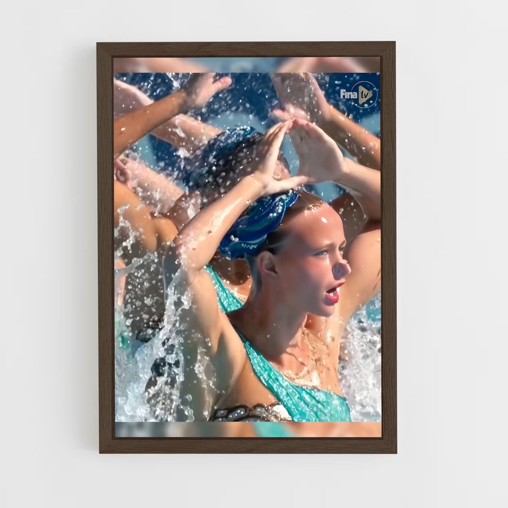 Poster Splash Artistique – affiche Natation synchronisée (vue 5)